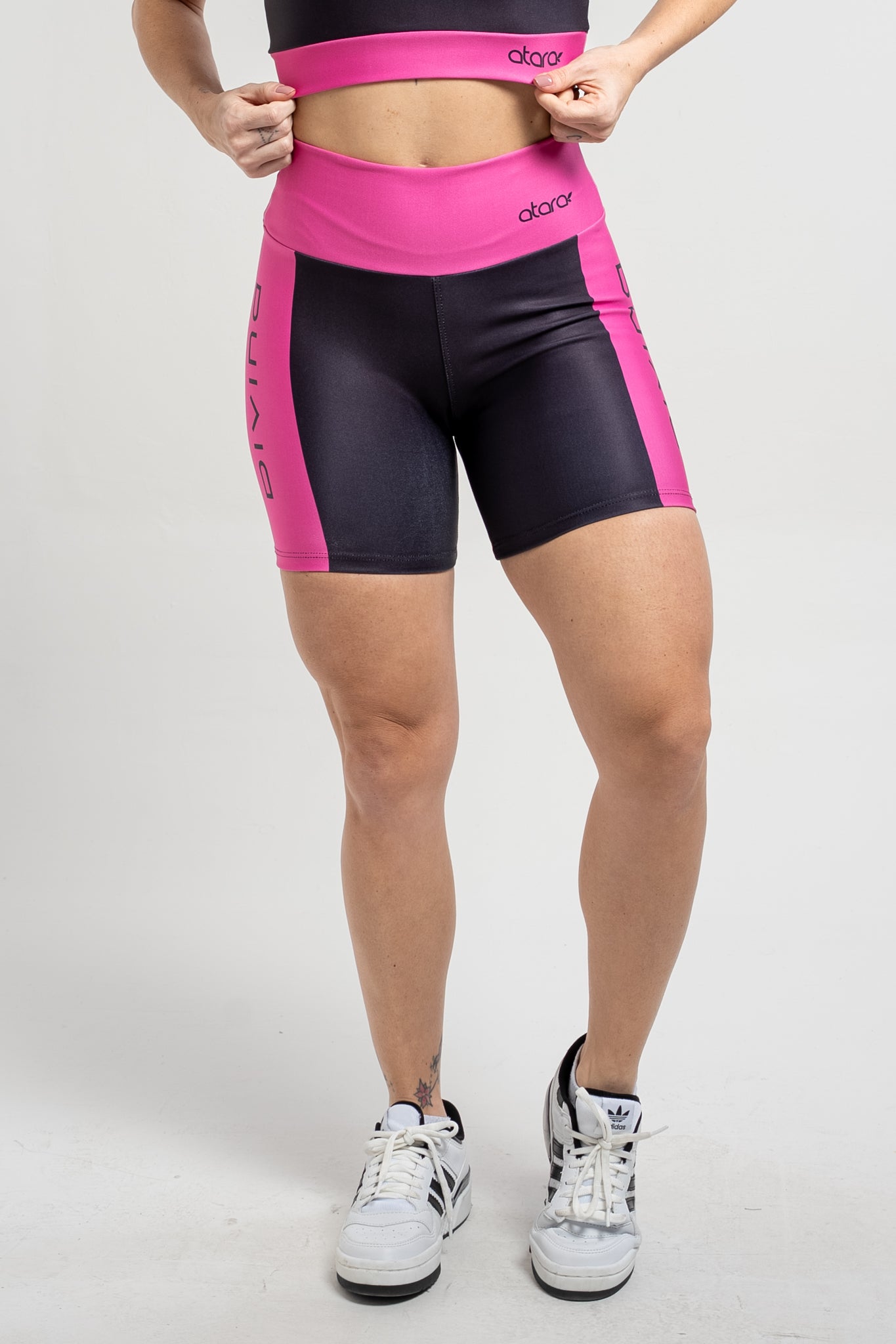 Bermuda Color Block Pink - atarafitness