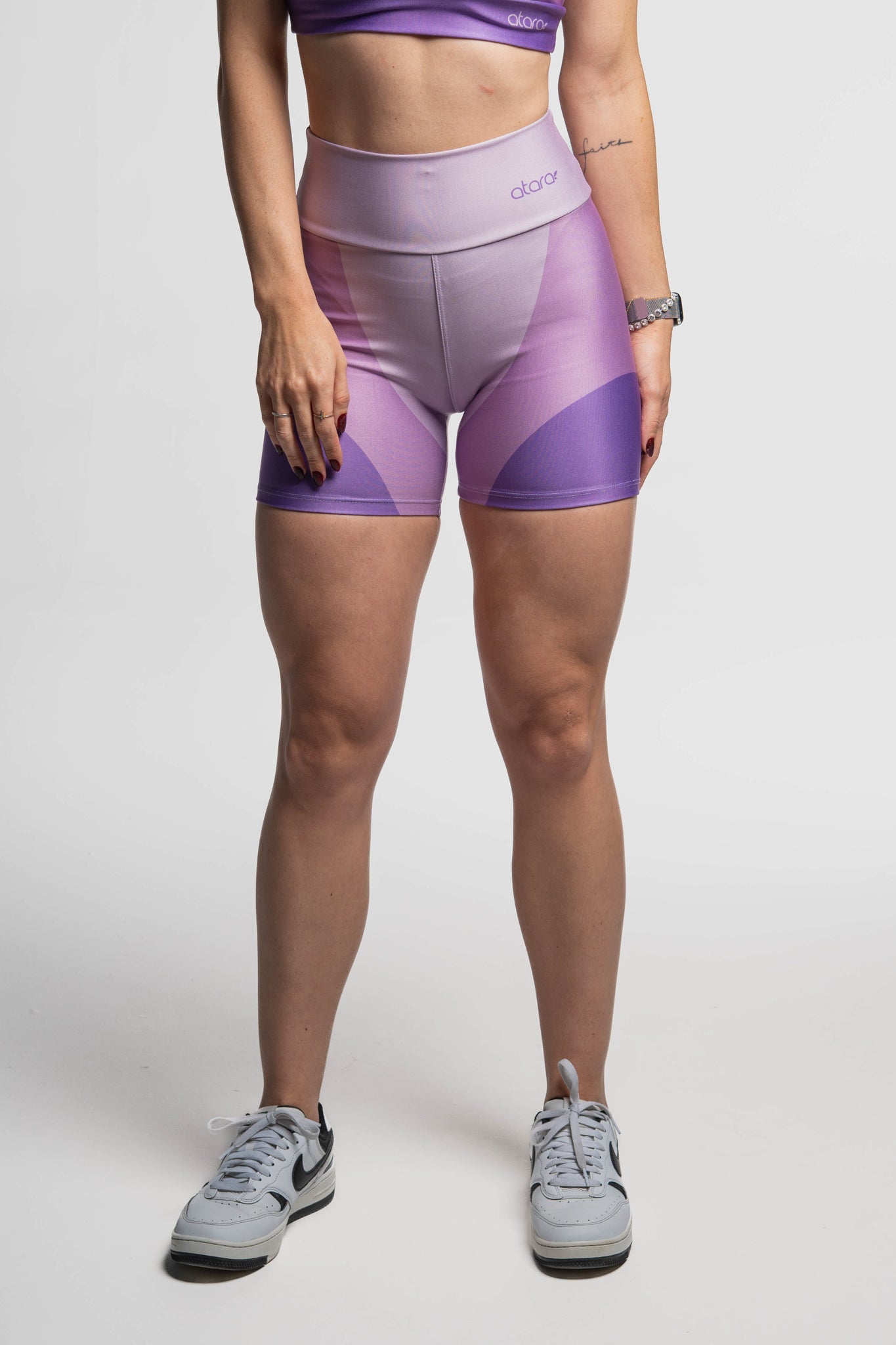 Bermuda Três Cores Roxa - atarafitness