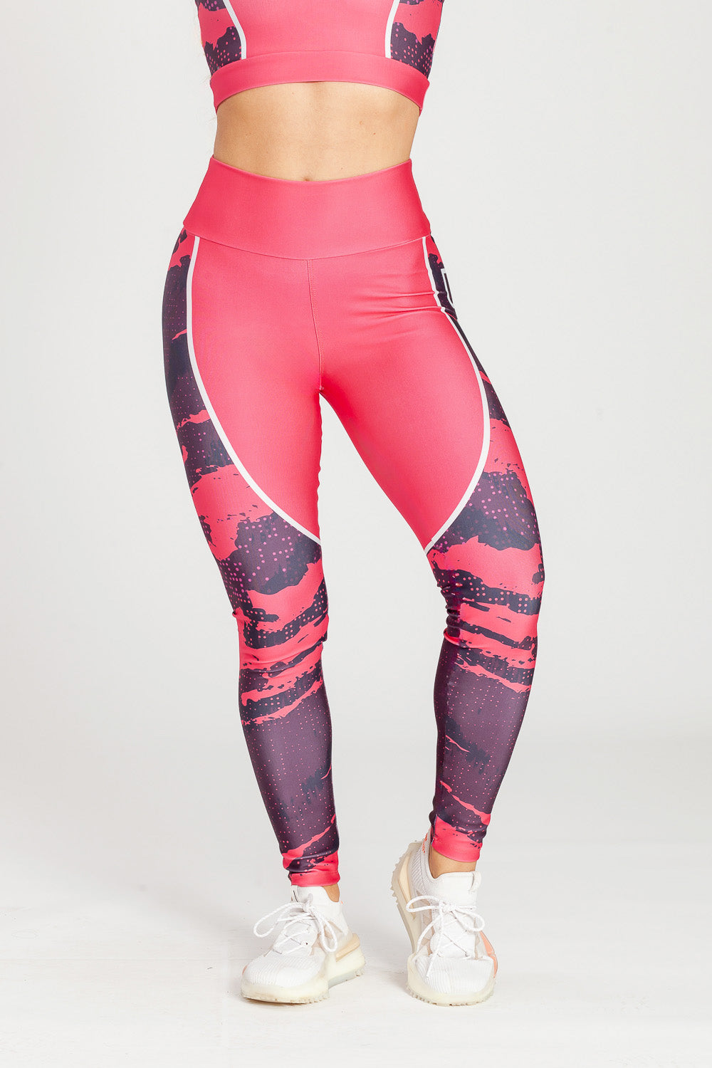 Legging Rajado Rosa - atarafitness