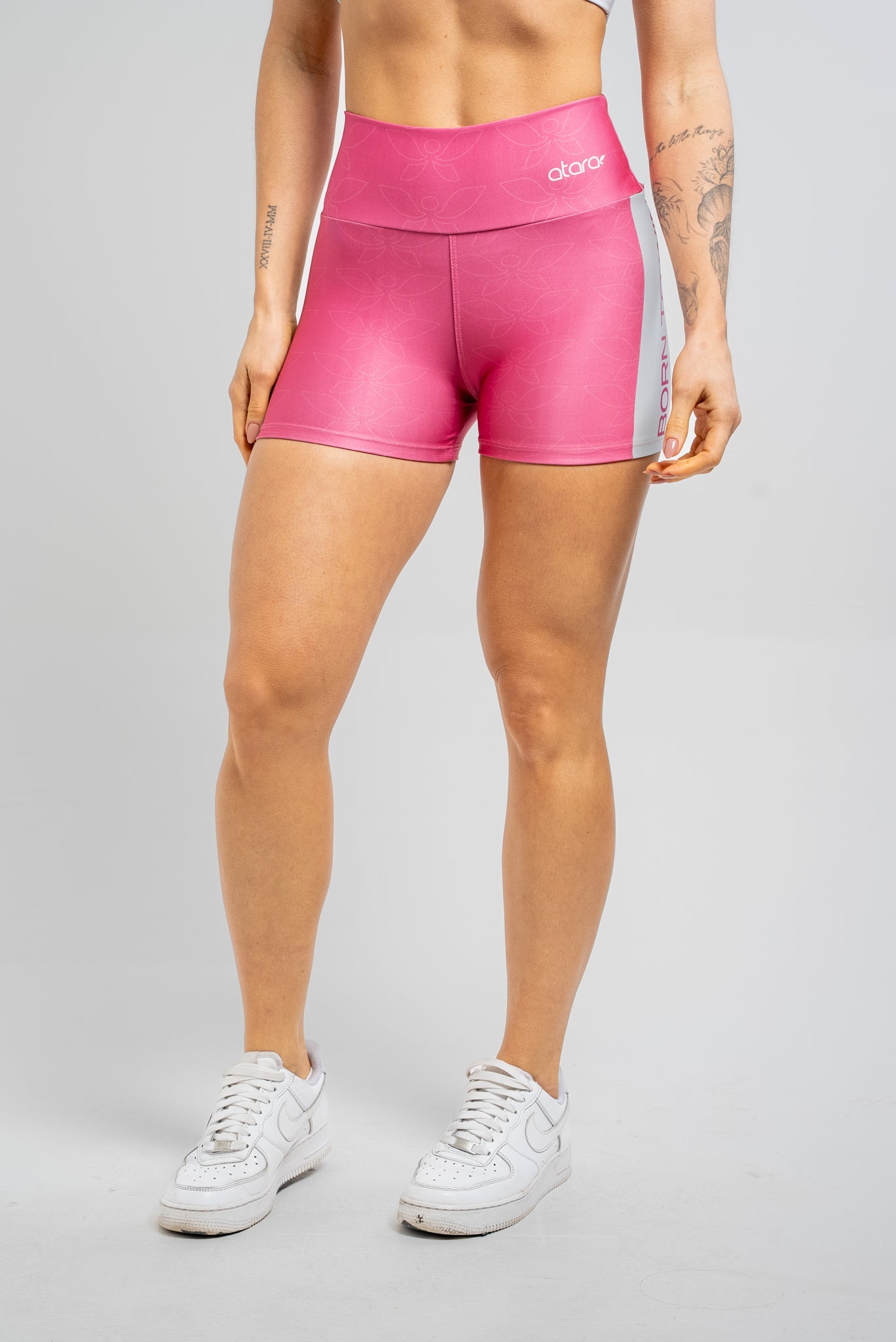 Shorts Curto Born To Win Pink - atarafitness