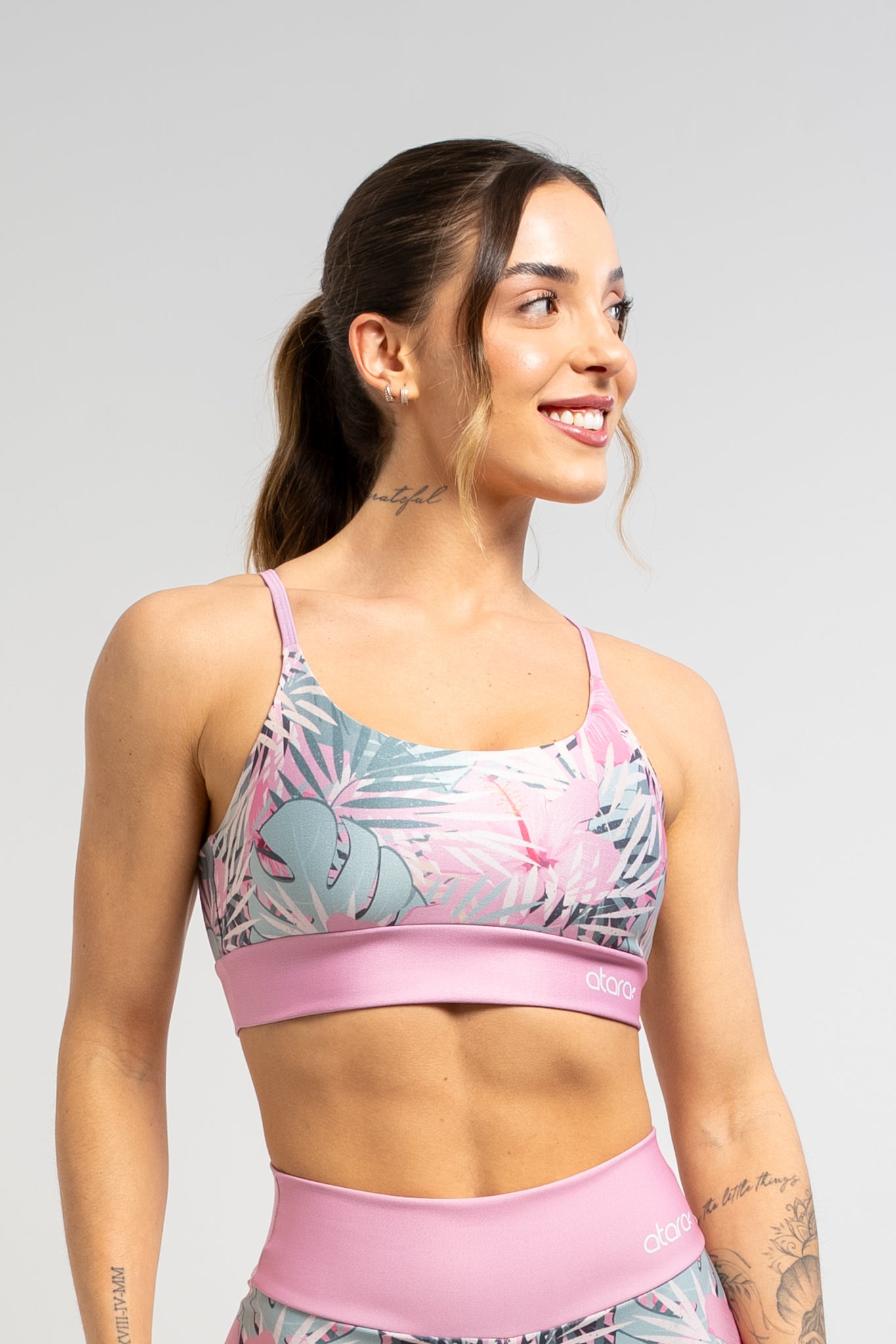 Top Alcinha Pink Print - atarafitness