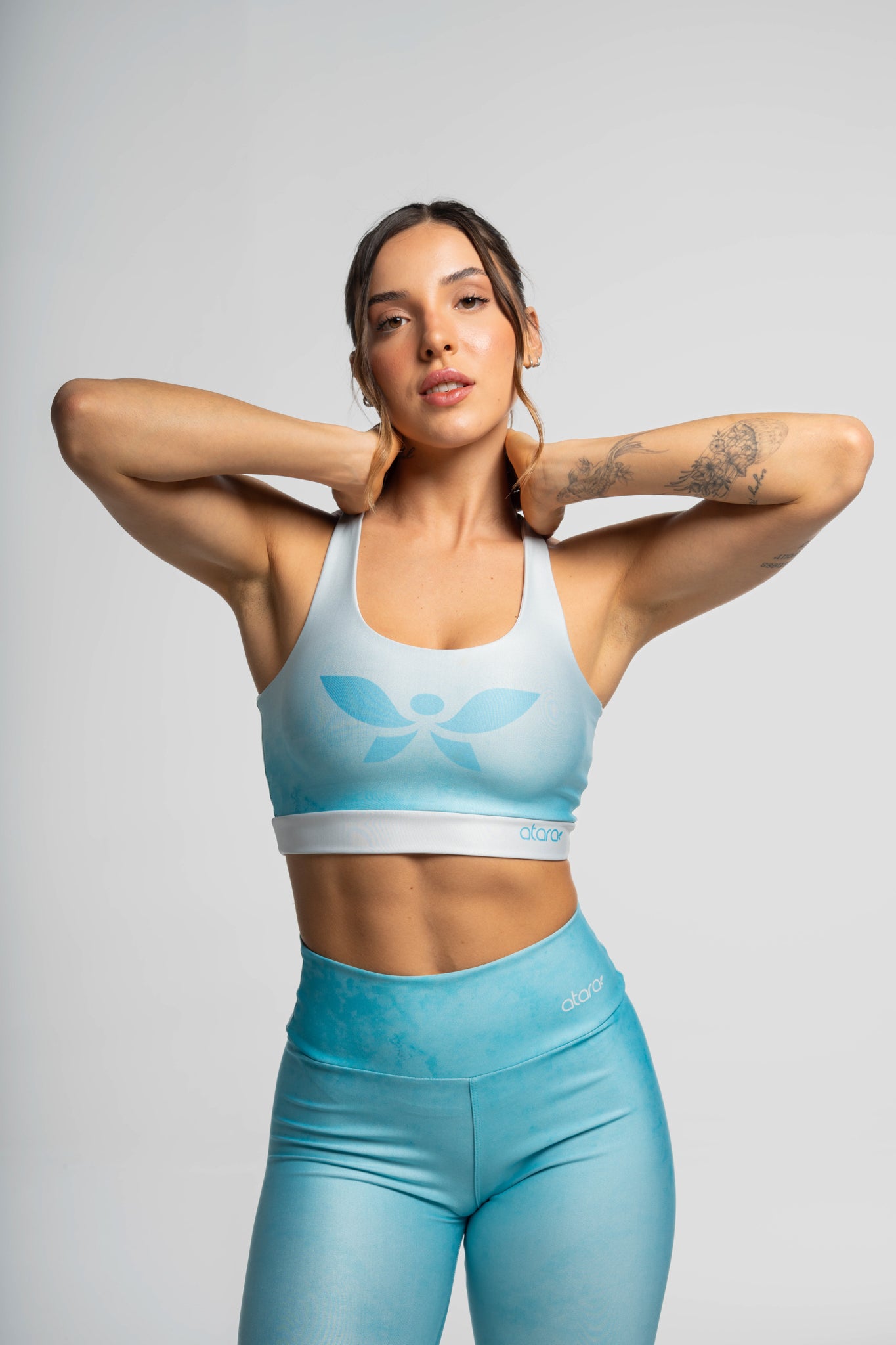 Top Nadador Divina Degradê Azul Claro - atarafitness