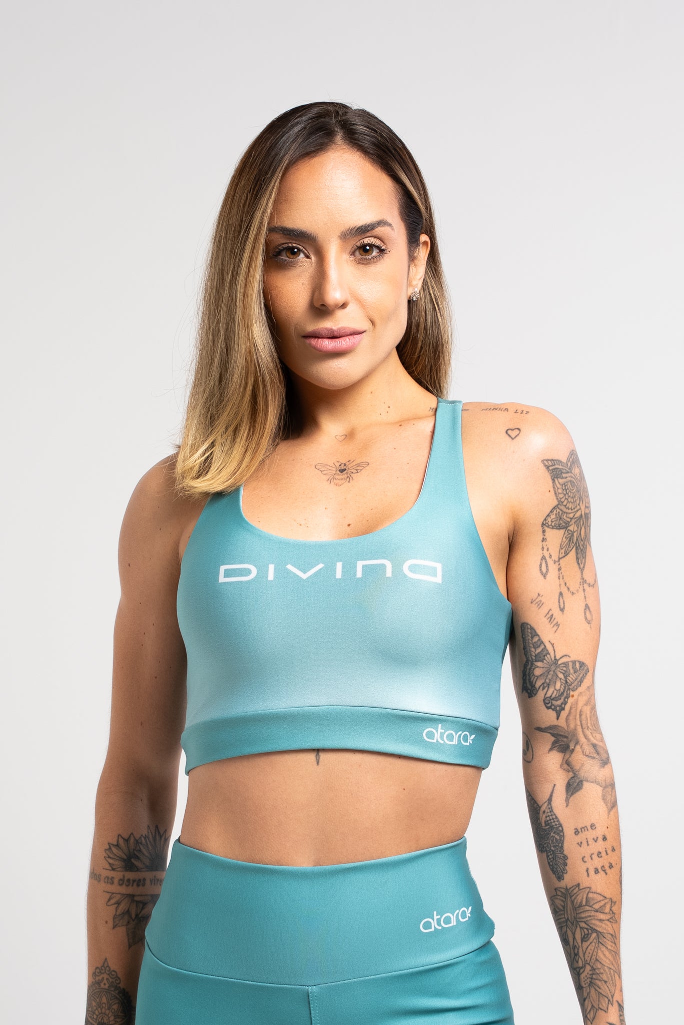 Top Nadador Divina Degradê Verde - atarafitness