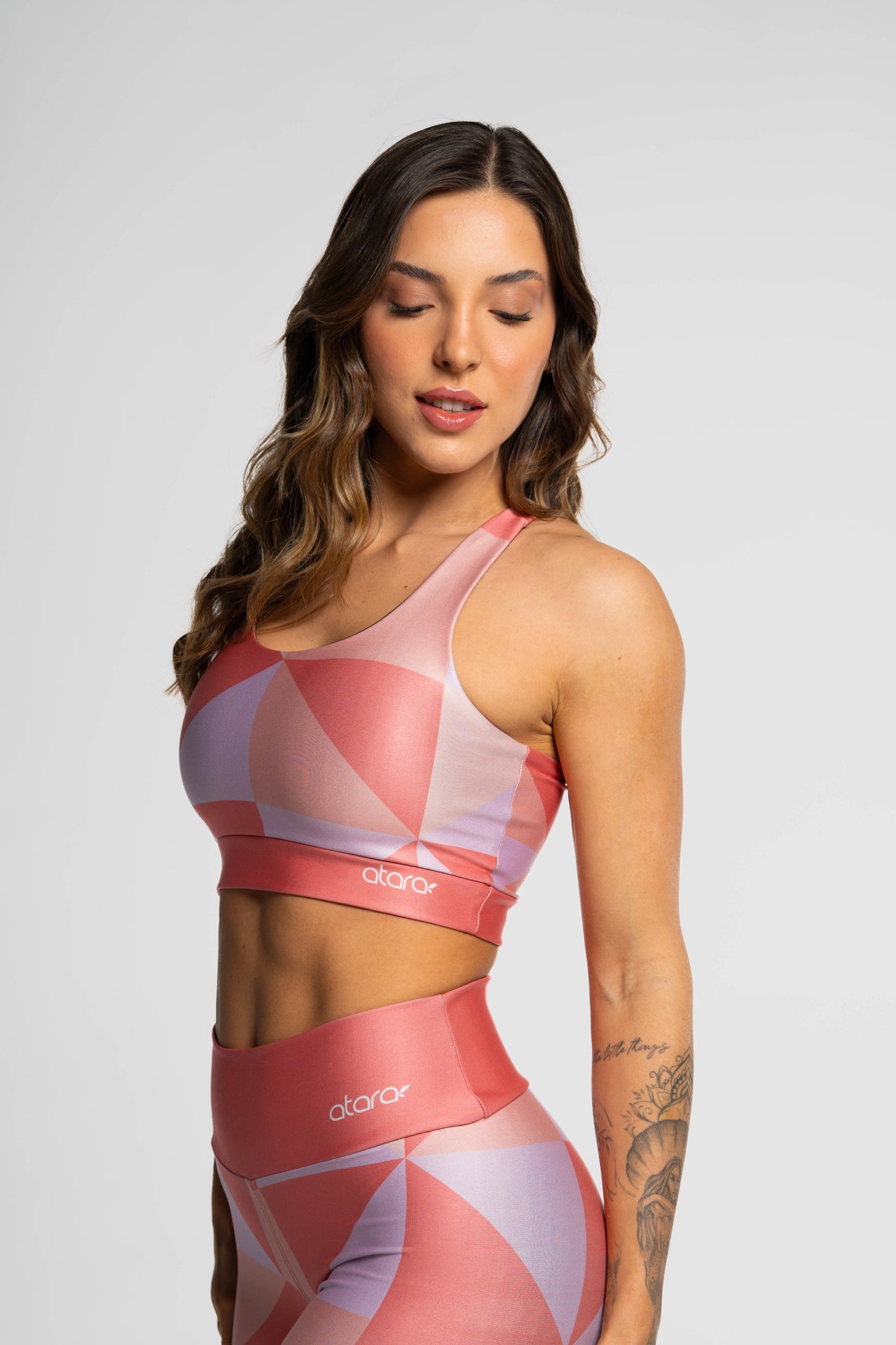 Top Nadador Vitral Rosa - atarafitness