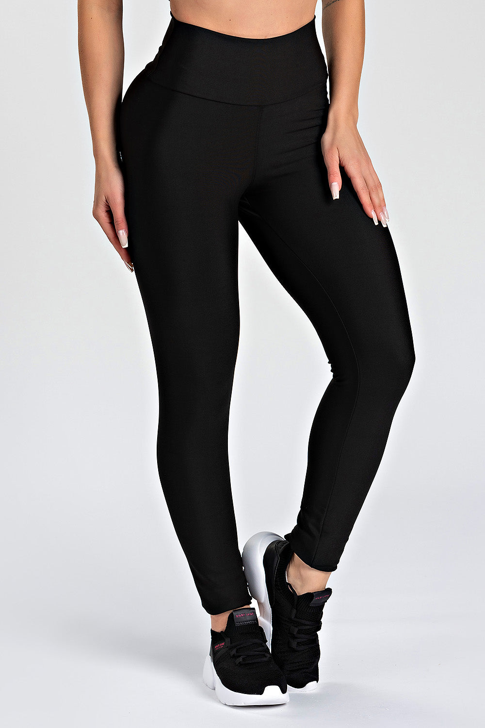 Legging Básica Lisa Preta - atarafitness