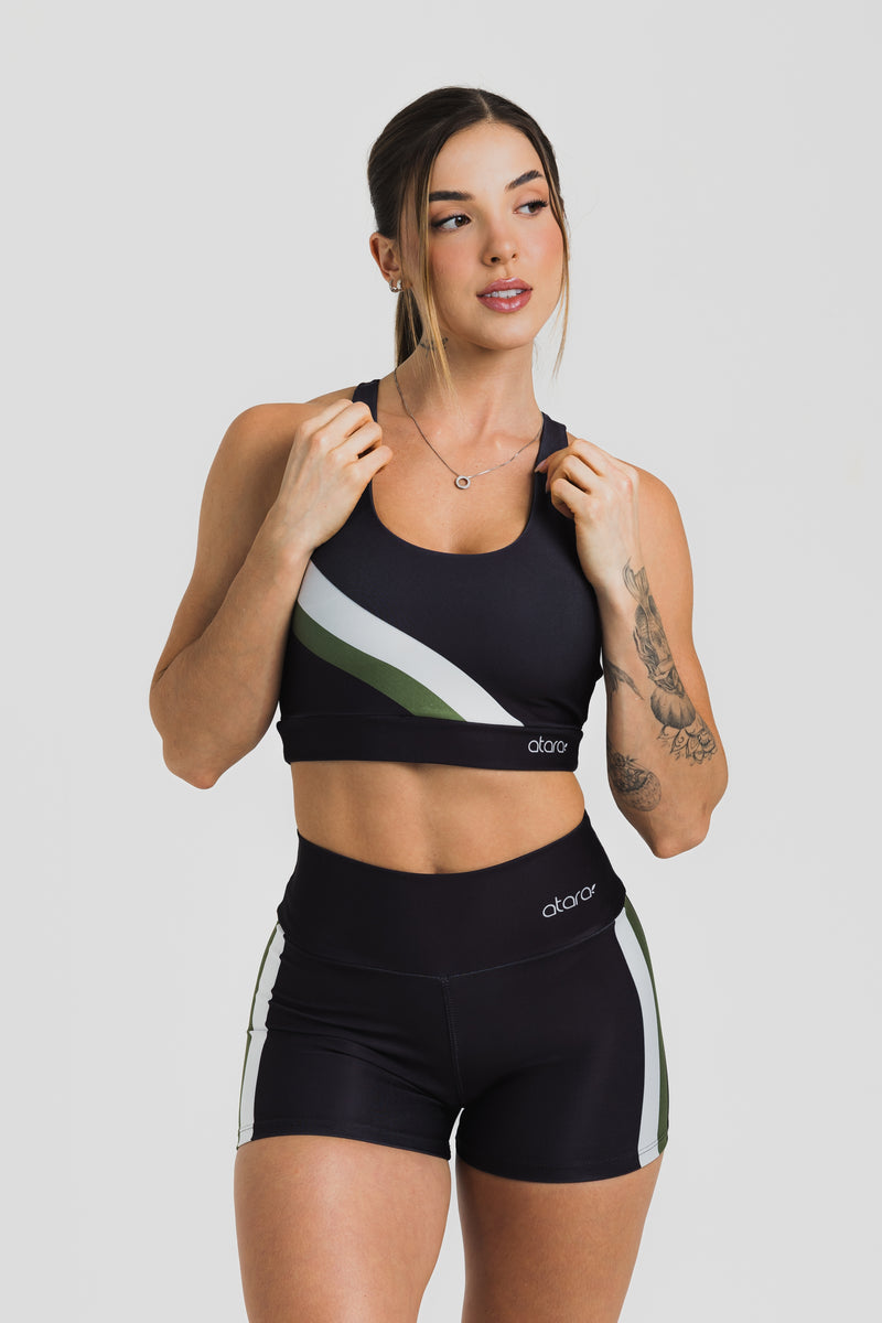 Shorts Curto Black Mixed - atarafitness