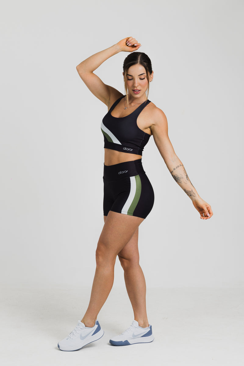 Shorts Curto Black Mixed - atarafitness