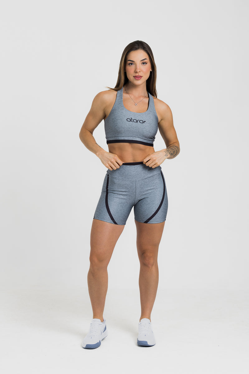 Top Nadador Melange Black - atarafitness