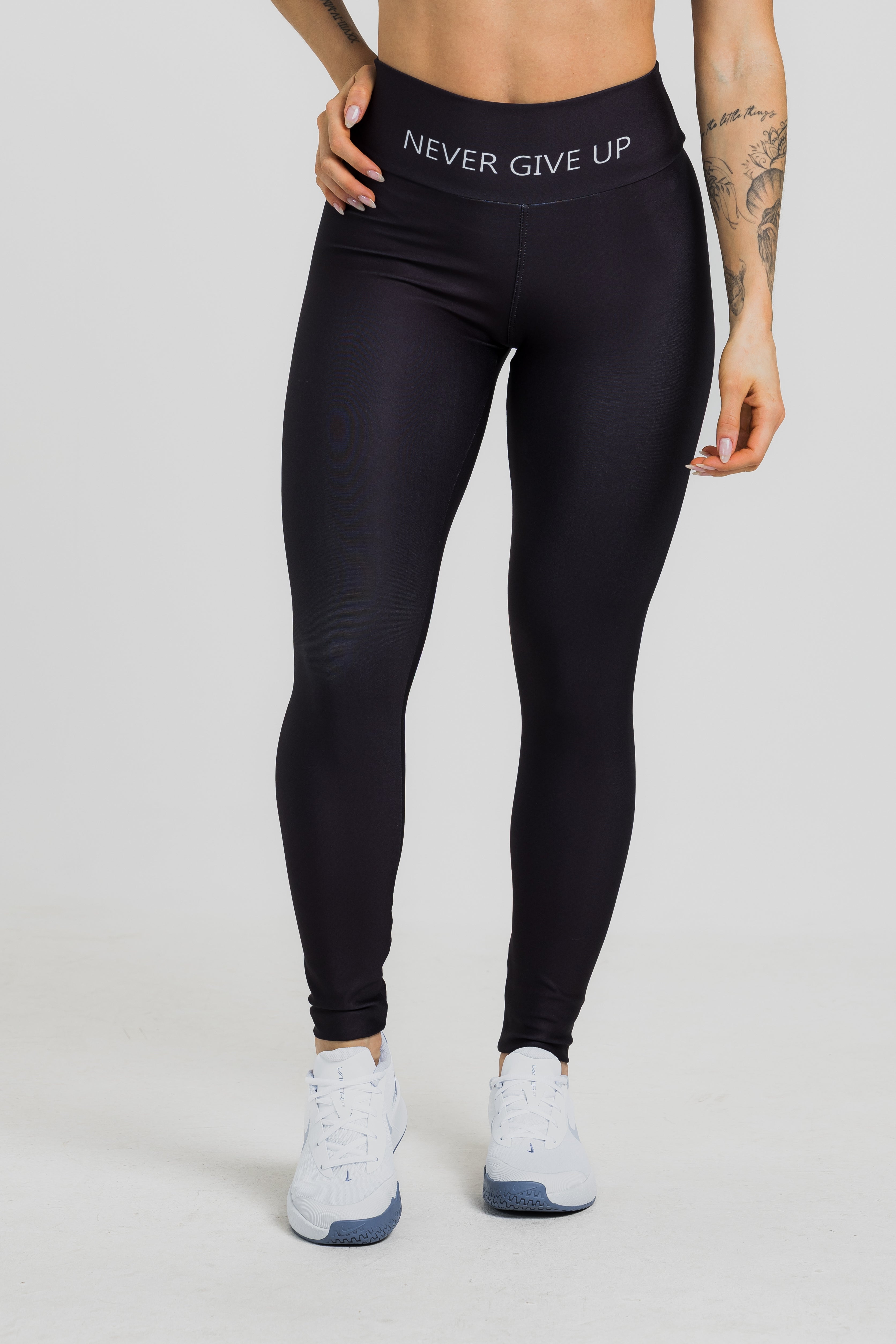 Legging Never Give Up Black - atarafitness