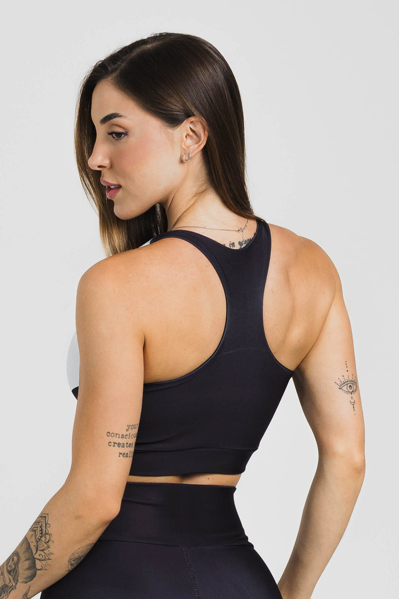 Top Nadador Graphite Black - atarafitness