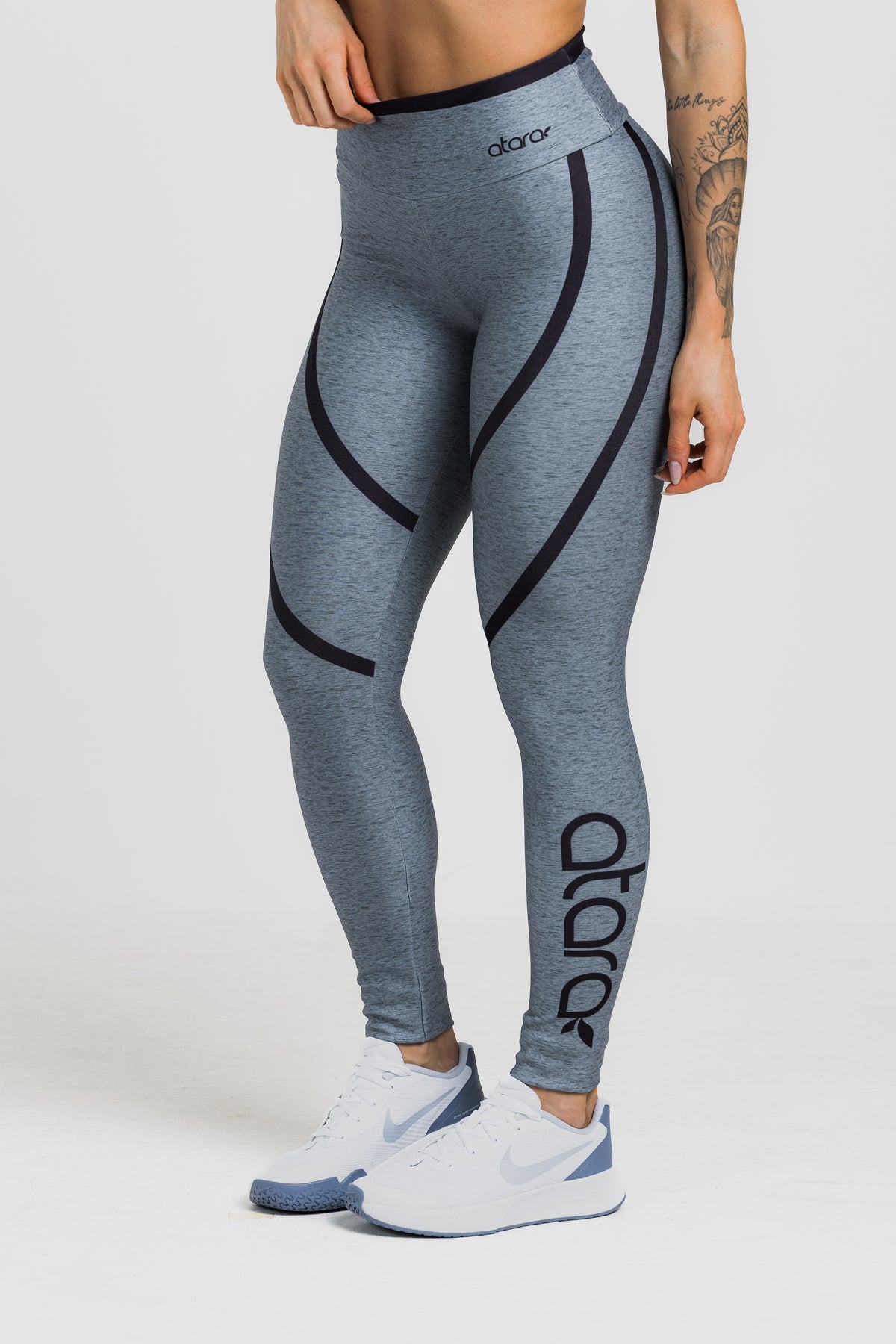 Legging Melange Black - atarafitness