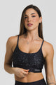Top Alcinha Glow Black