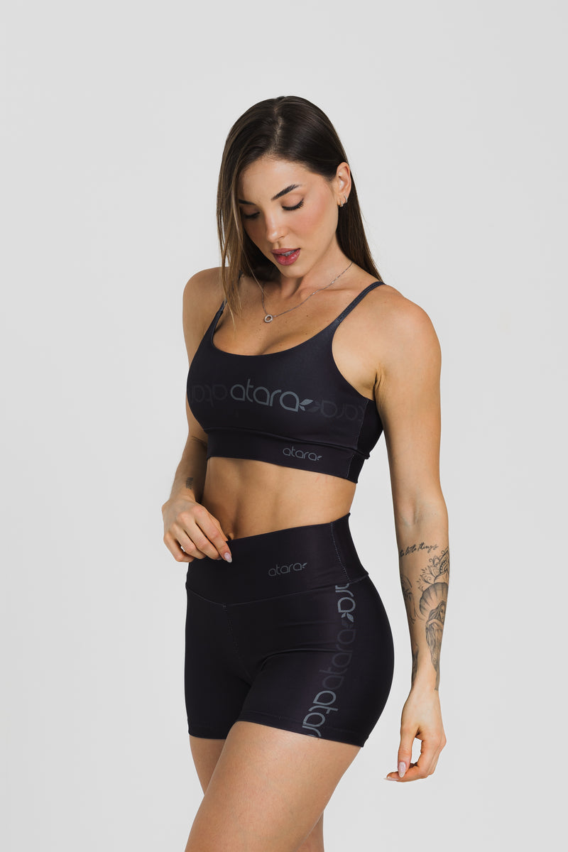 Top Alcinha Mist Black - atarafitness