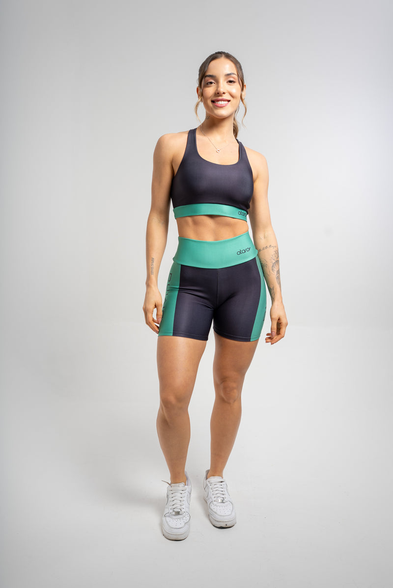 Bermuda Color Block Green - atarafitness