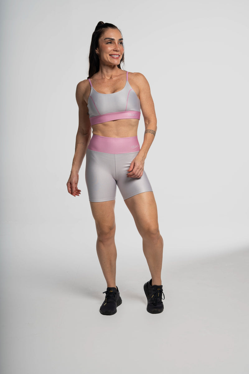 Bermuda Cursiva Rosa - atarafitness