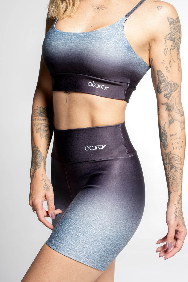 Bermuda Estampa Immersion Cinza - atarafitness