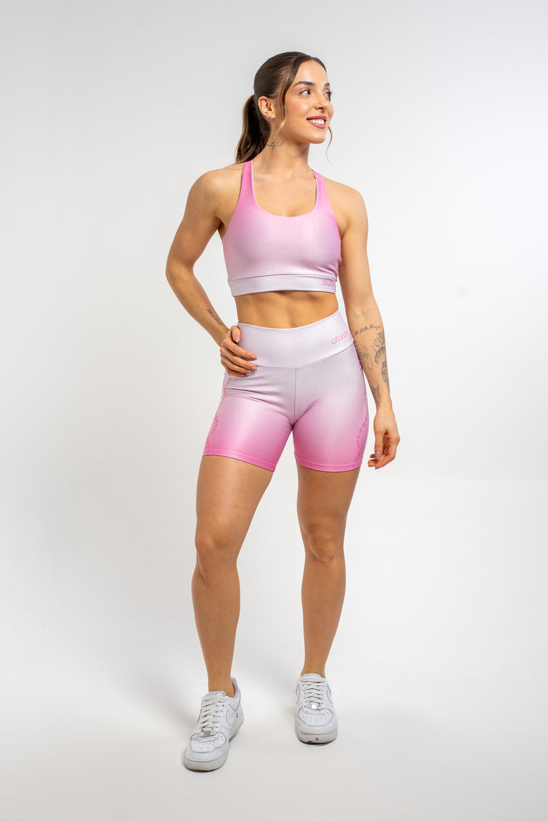 Bermuda Estampa Infinity Pink - atarafitness