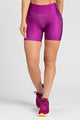 Bermuda Estampa Lisa Violeta
