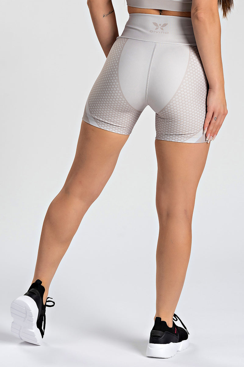 Bermuda Estampa Renda Dourada - atarafitness