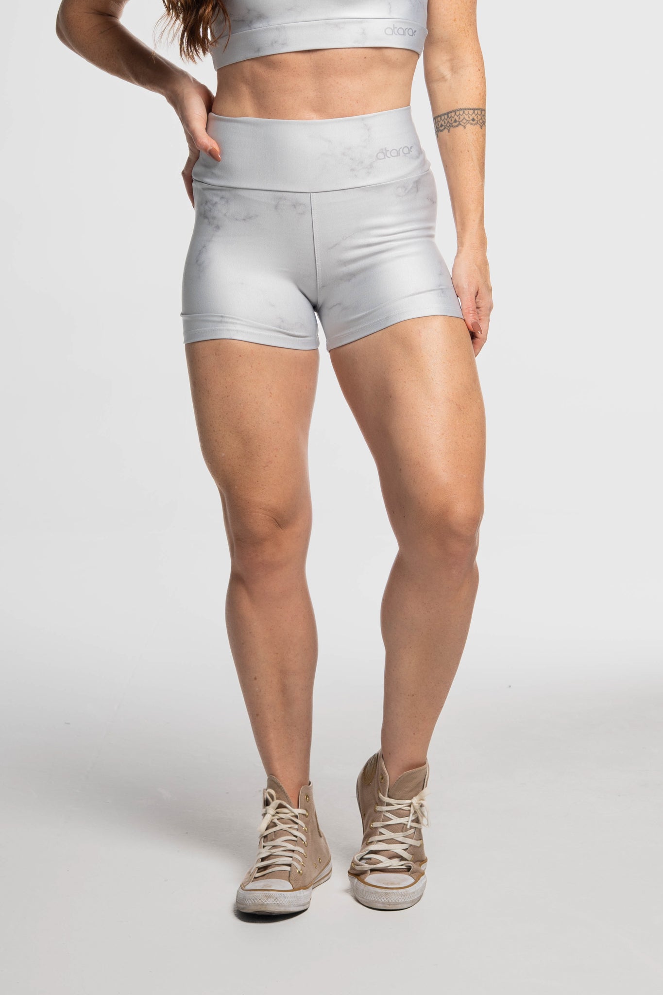 Bermuda Marmore Cinza - atarafitness