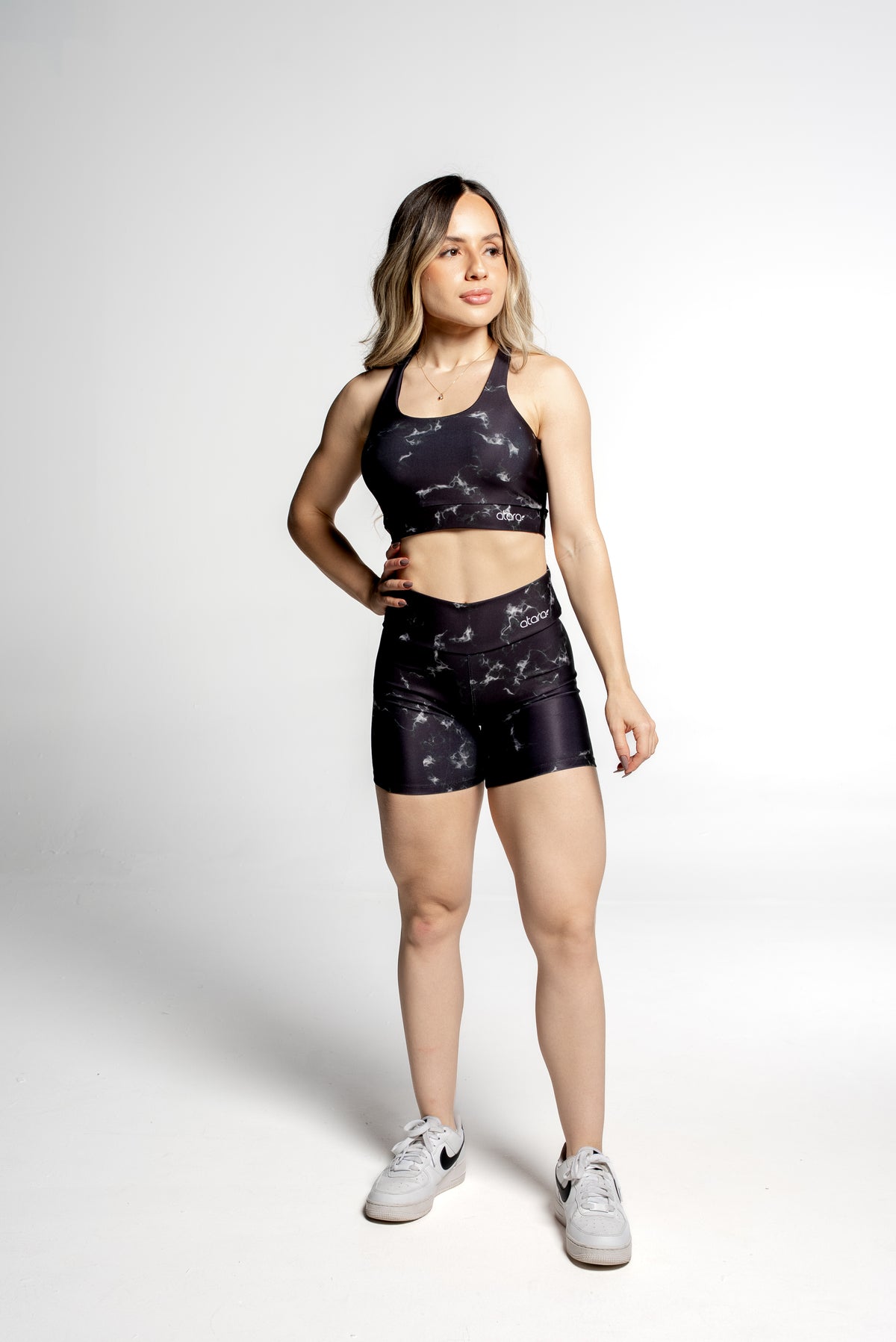 Bermuda Mármore Preto - atarafitness