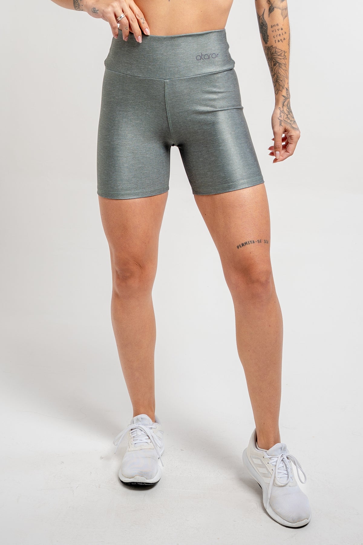 Bermuda Mescla Verde Escuro - atarafitness