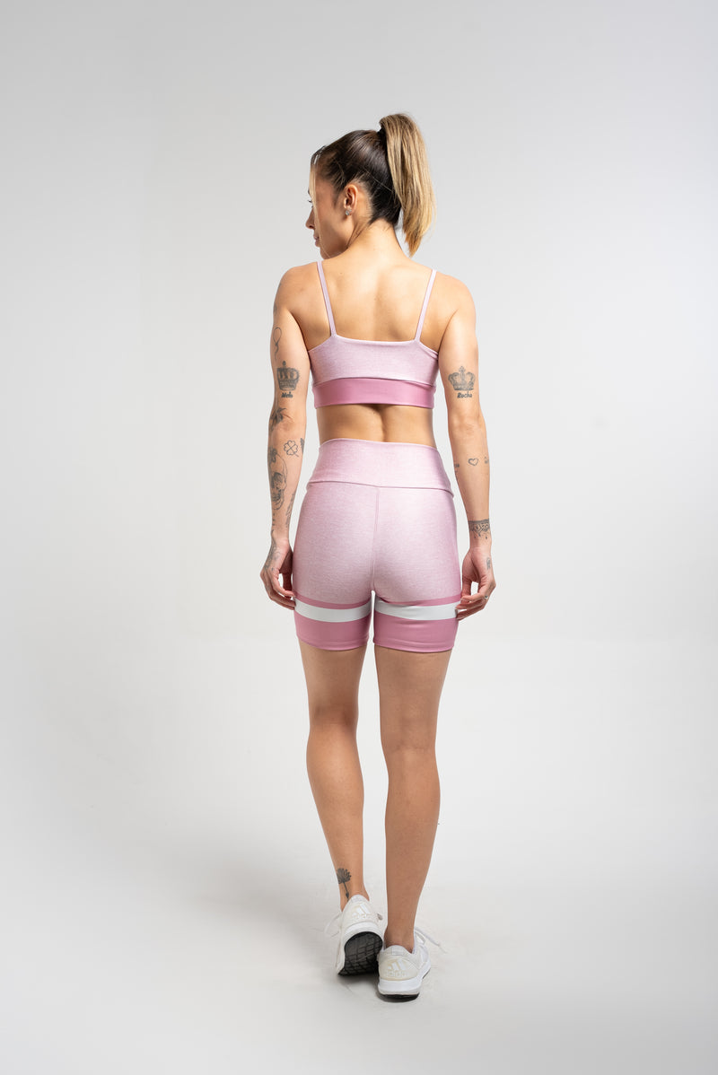 Bermuda Mesclada Rosa - atarafitness