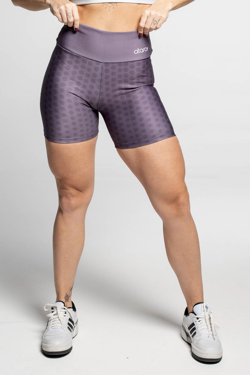 Bermuda Poá Roxo - atarafitness
