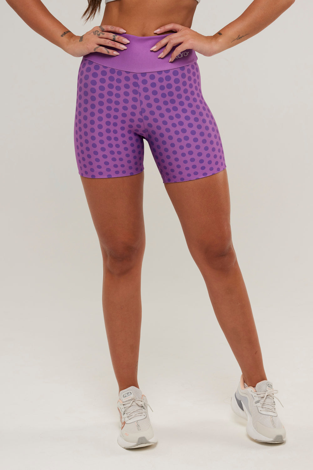 Bermuda Poá Violeta - atarafitness