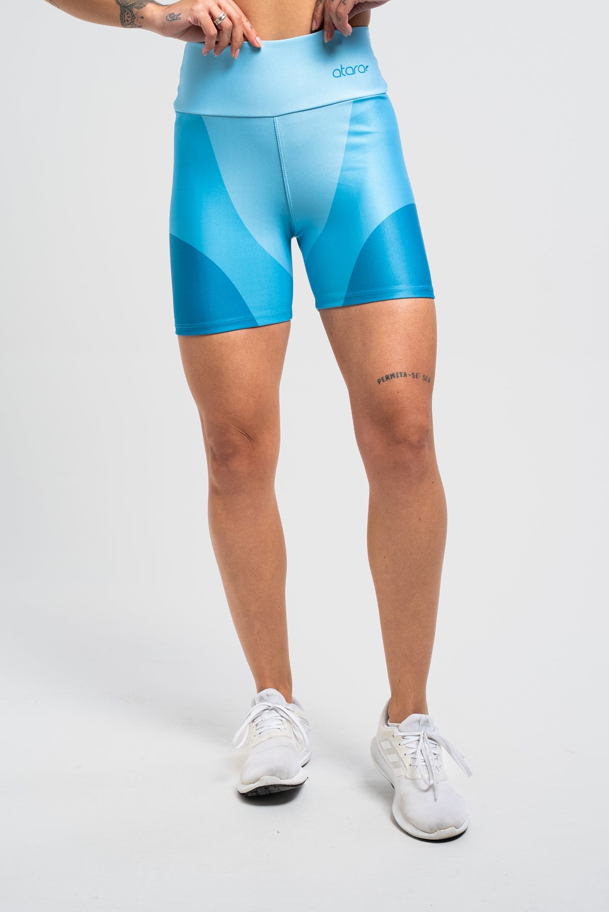 Bermuda Três Cores Azul - atarafitness