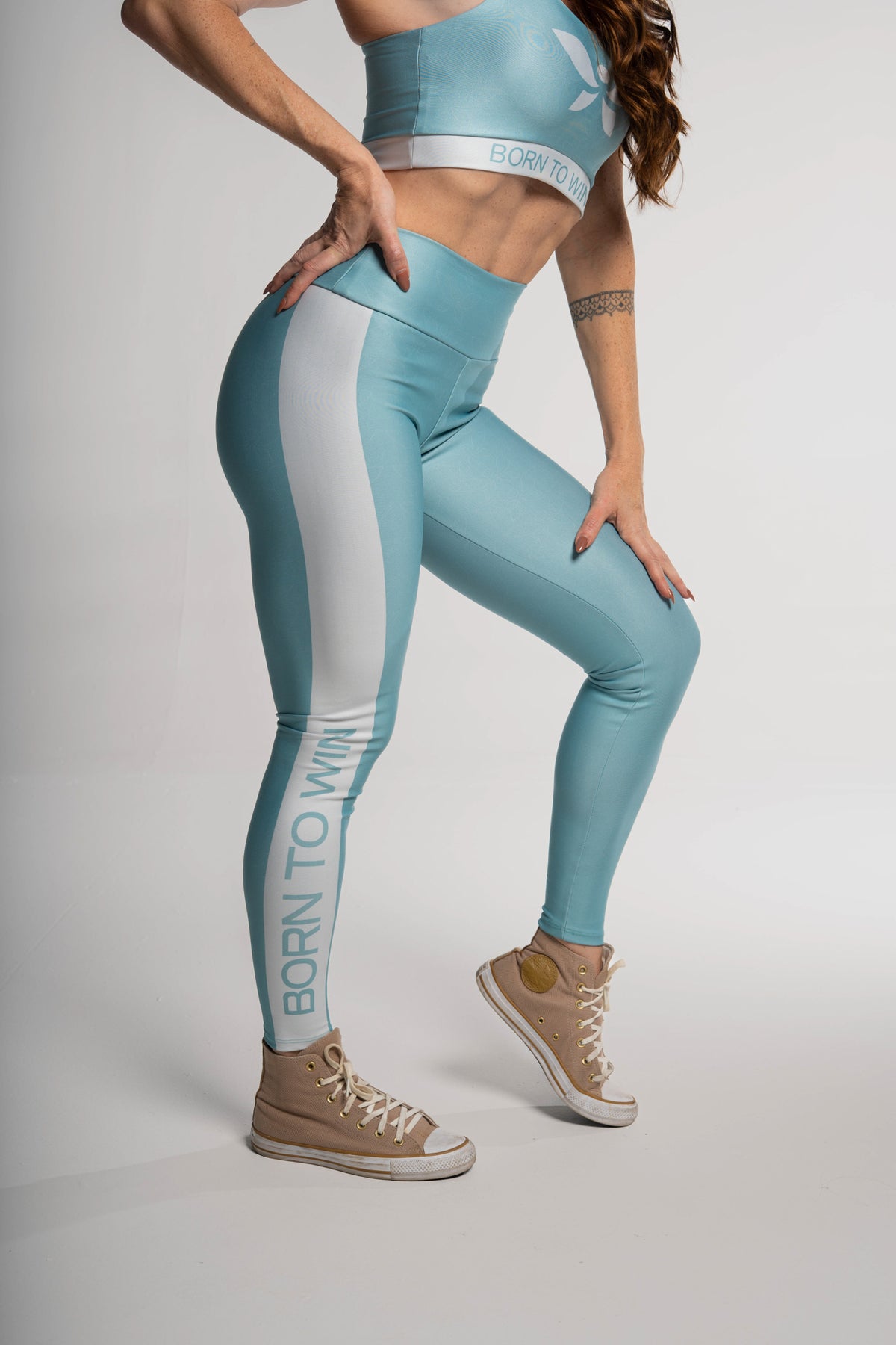 Legging Born To Win Green - atarafitness