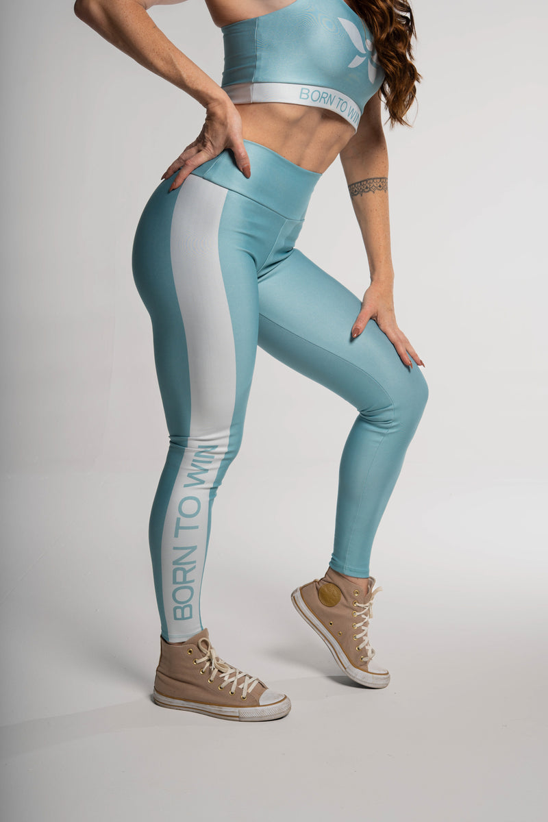 Legging Born To Win Green - atarafitness
