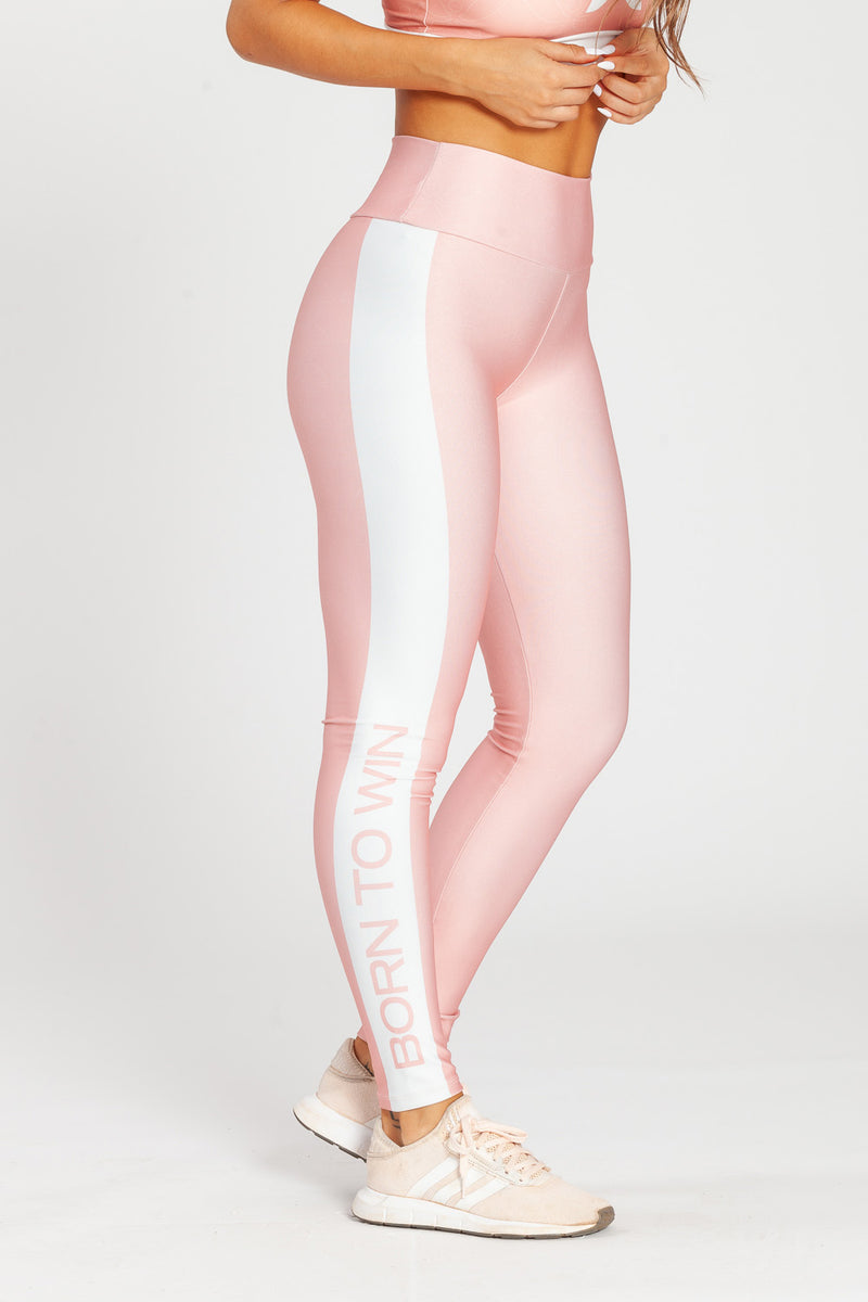Legging Born To Win Orange - atarafitness