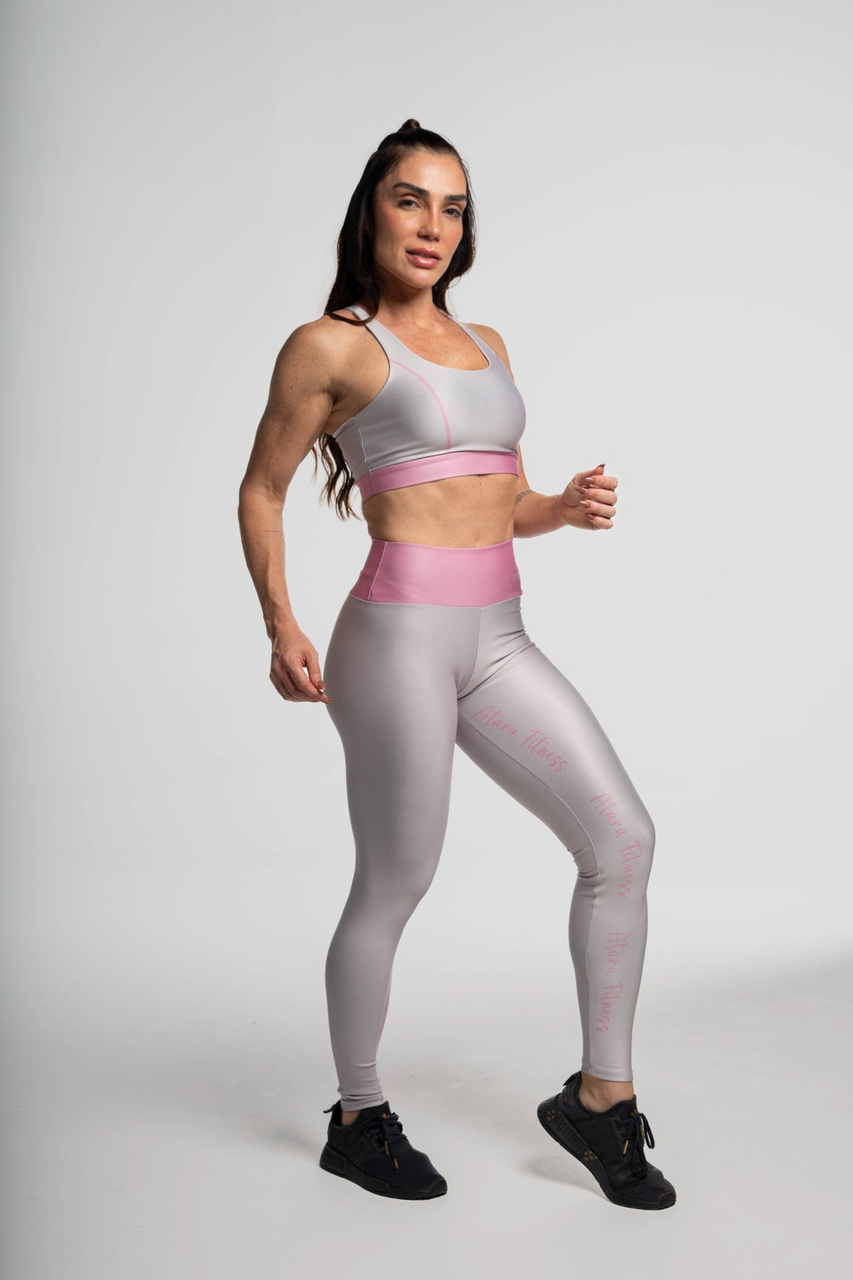Legging Cursiva Rosa - atarafitness