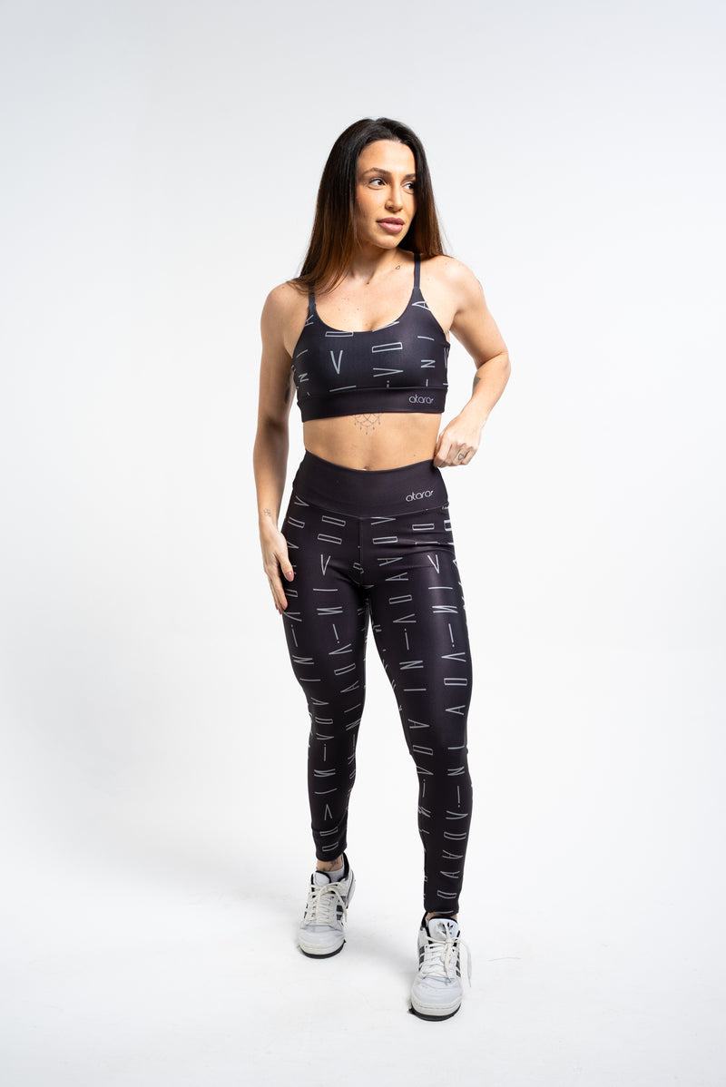 Legging Estampa Divina Preto - atarafitness