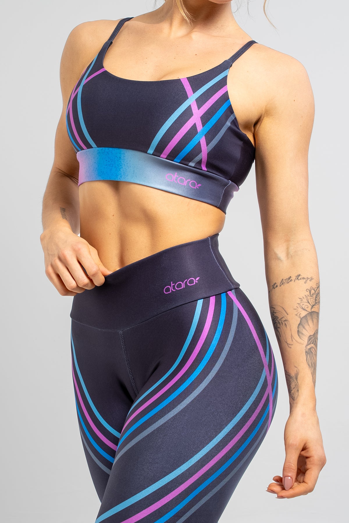 Legging Estampa Localizada Aurora Boreal - atarafitness