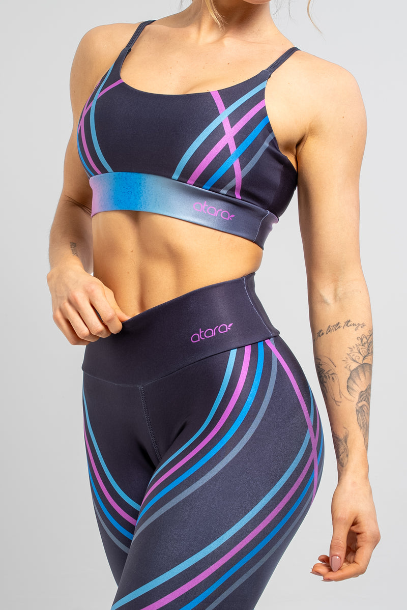 Legging Estampa Localizada Aurora Boreal - atarafitness