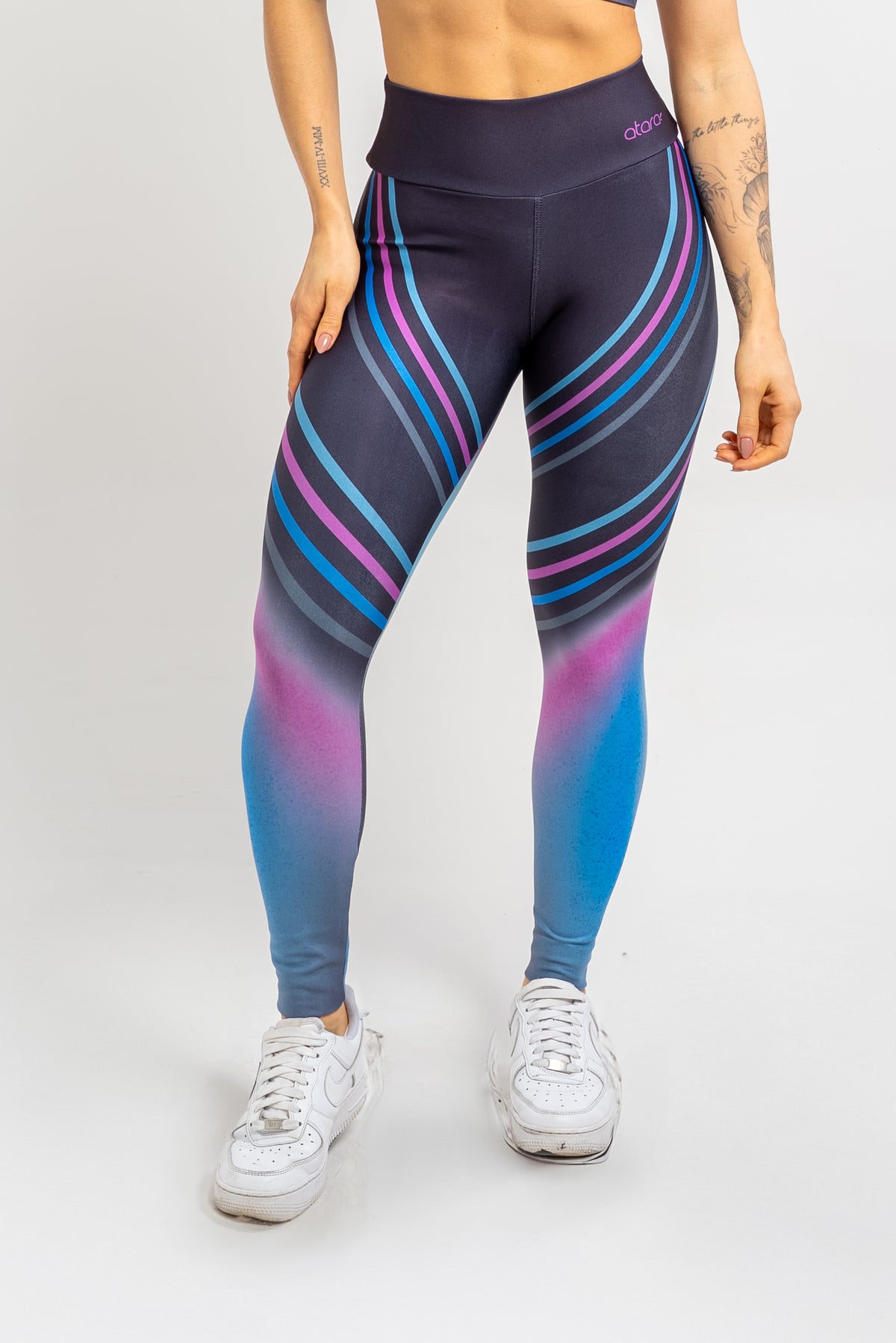 Legging Estampa Localizada Aurora Boreal - atarafitness