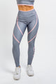 Legging Estampa Localizada Melange Gray