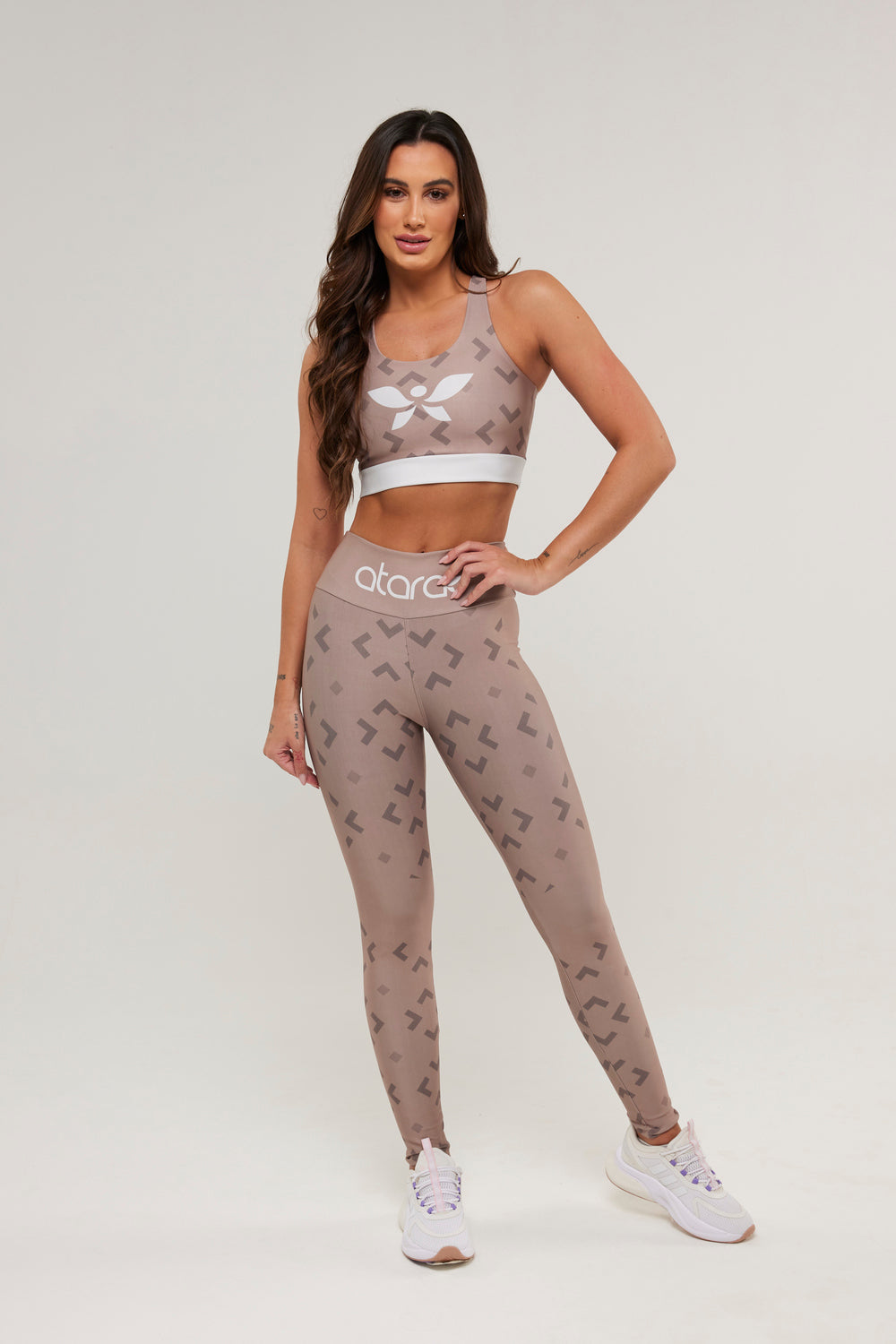Legging Geometrico Caramelo - atarafitness