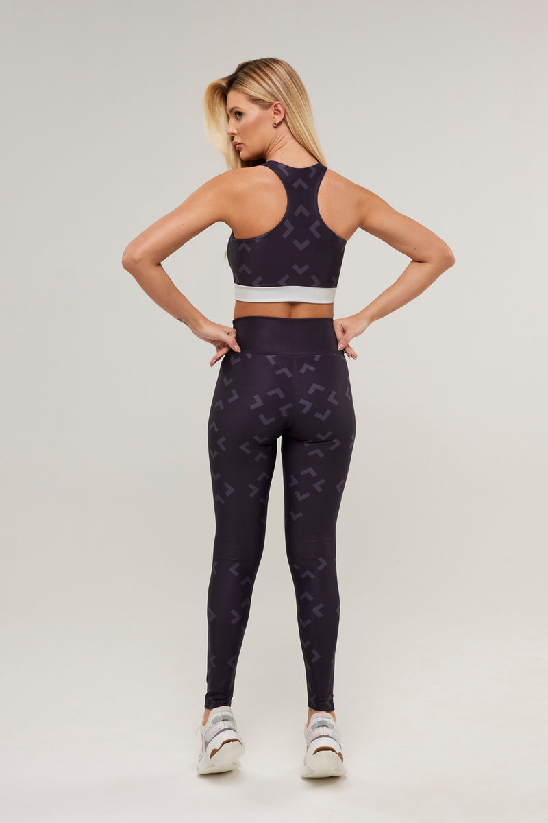 Legging Geometrico Preto - atarafitness