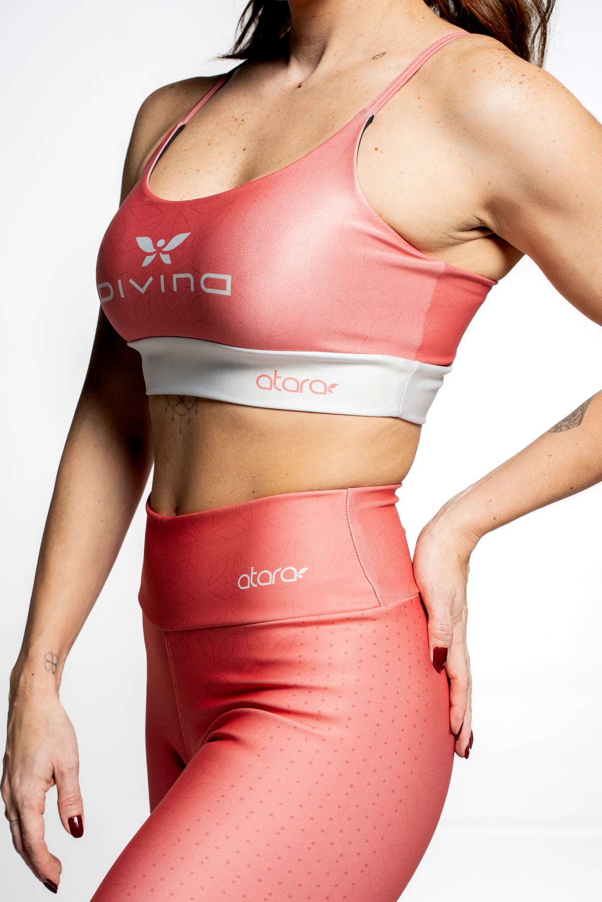 Legging Losango Laranja - atarafitness