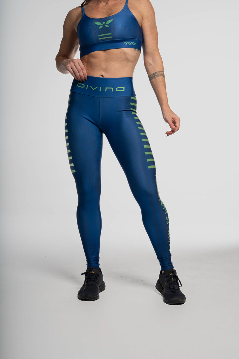 Legging Make It Happen Blue - atarafitness