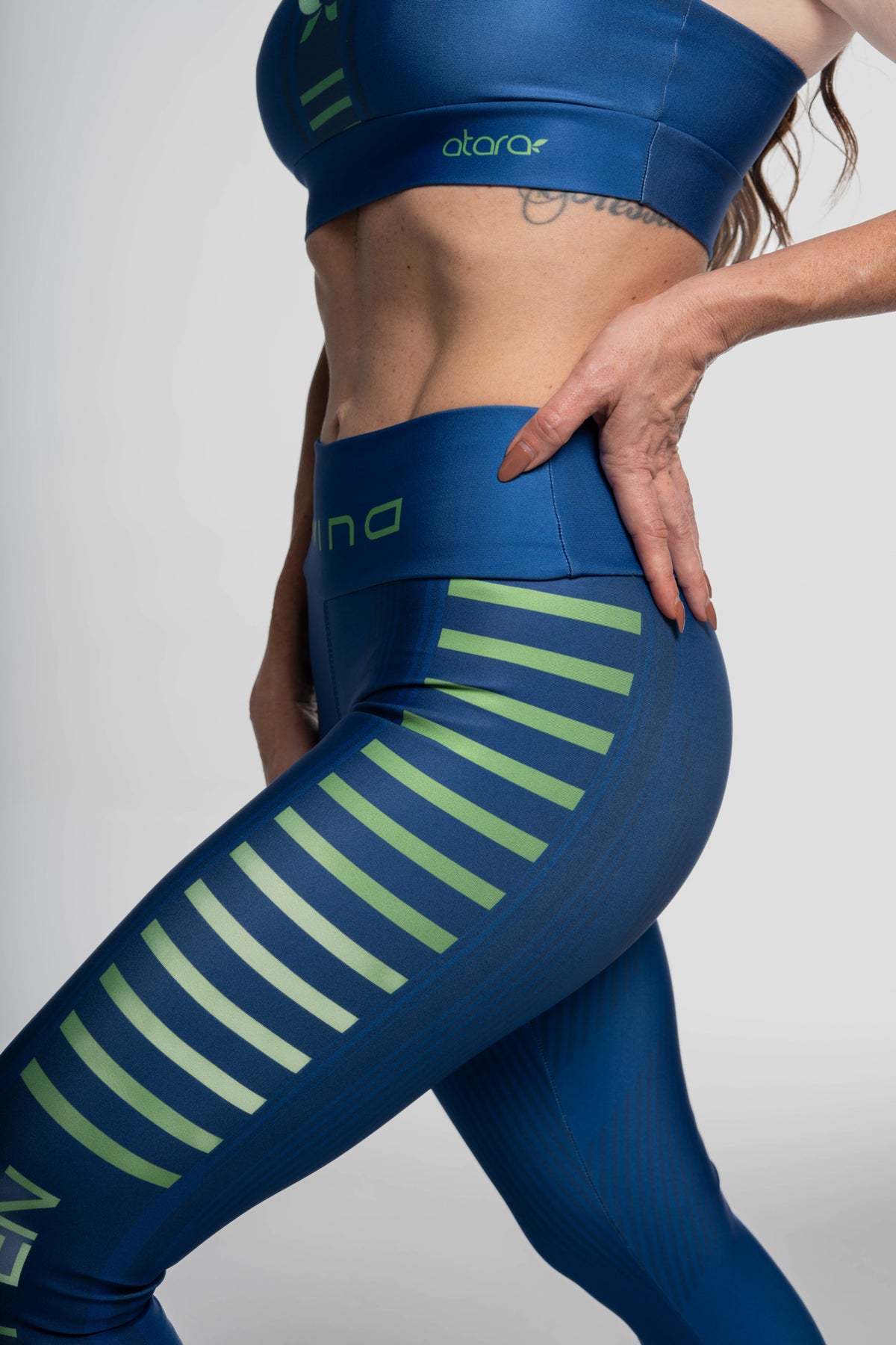 Legging Make It Happen Blue - atarafitness
