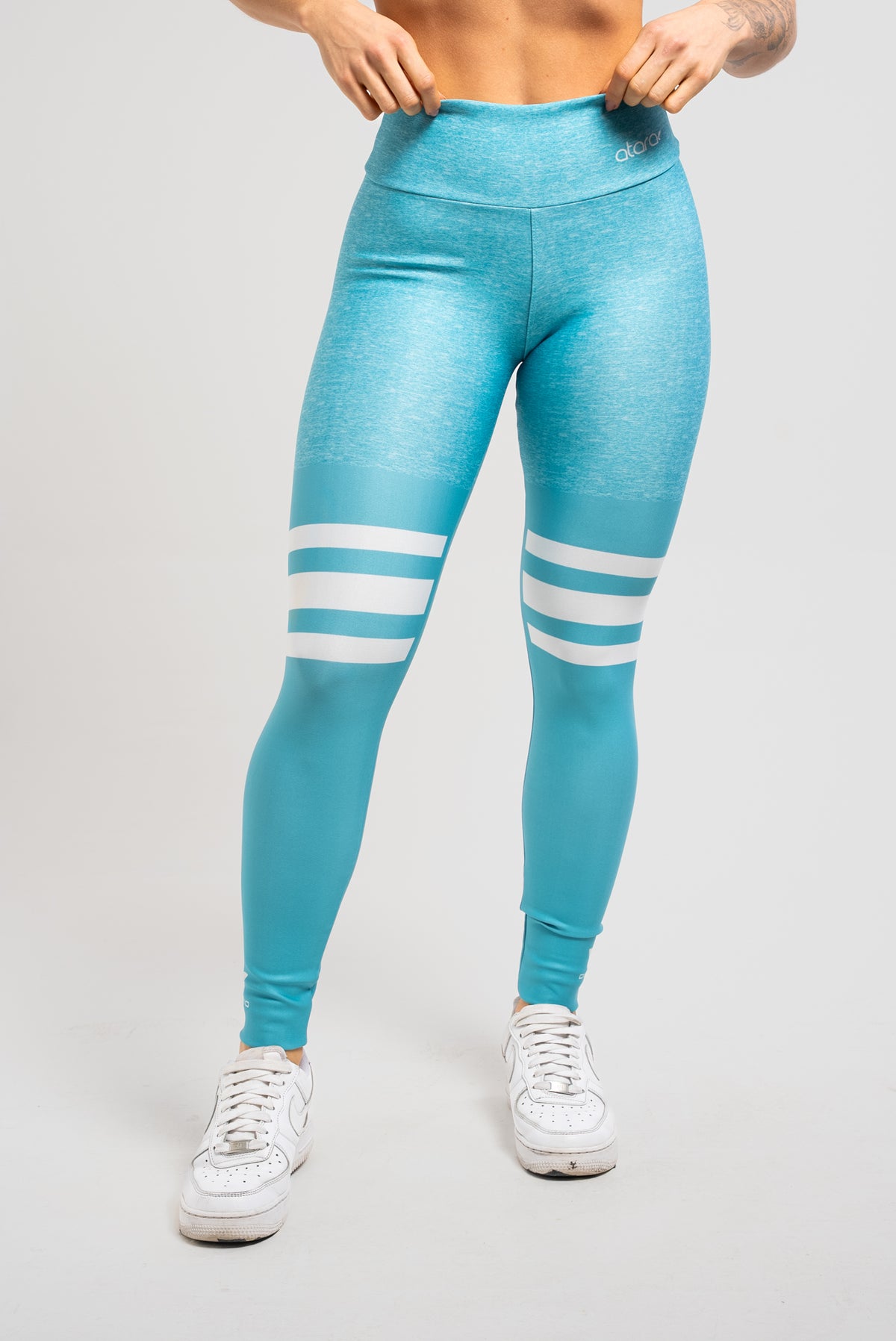 Legging Mesclada Azul - atarafitness