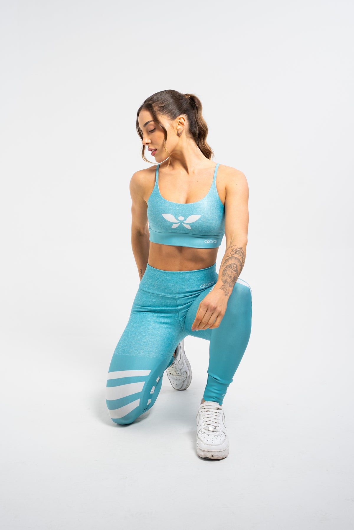 Legging Mesclada Azul - atarafitness
