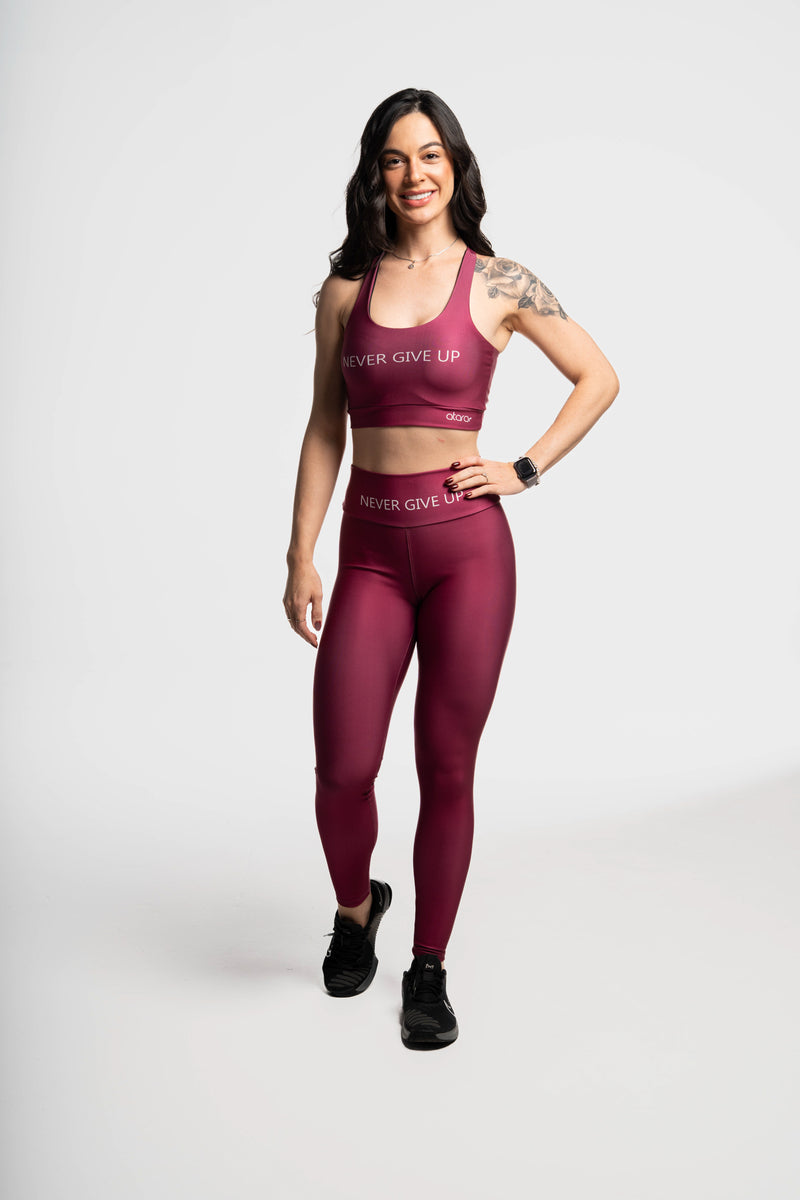 Legging Never Give Up - atarafitness