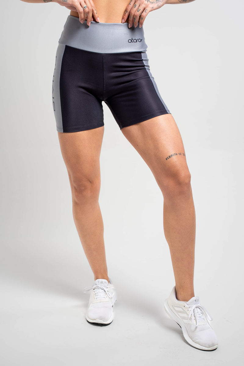 Shorts Color Block Gray - atarafitness