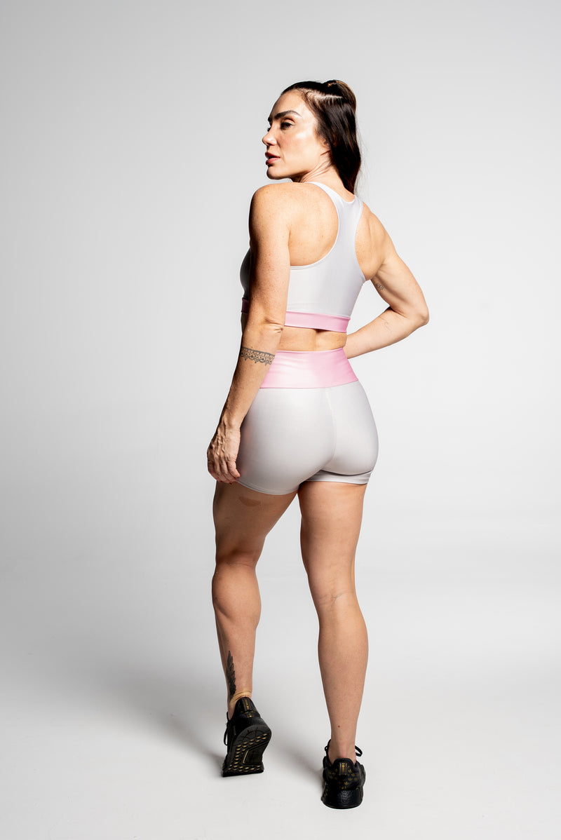 Shorts Cursiva Rosa - atarafitness