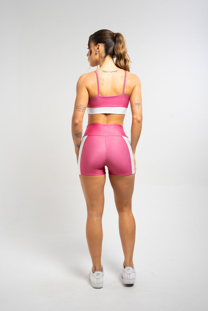 Shorts Curto Born To Win Pink - atarafitness